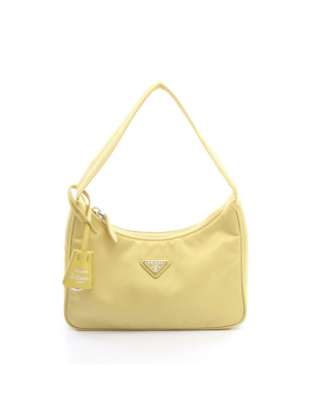 Prada Handbag Re Edition Mini Bag Yellow Nylon